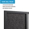 Mastervision Combination Board, Fabric, Magnetic Dry-Erase, 24"Wx18"H, BK BVCMX04433168 - alternate 2